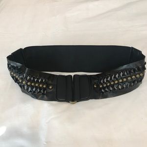 Gold/Black Studded belt